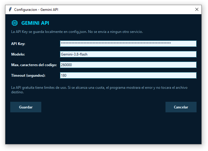 Asistente .py a .exe con análisis estático